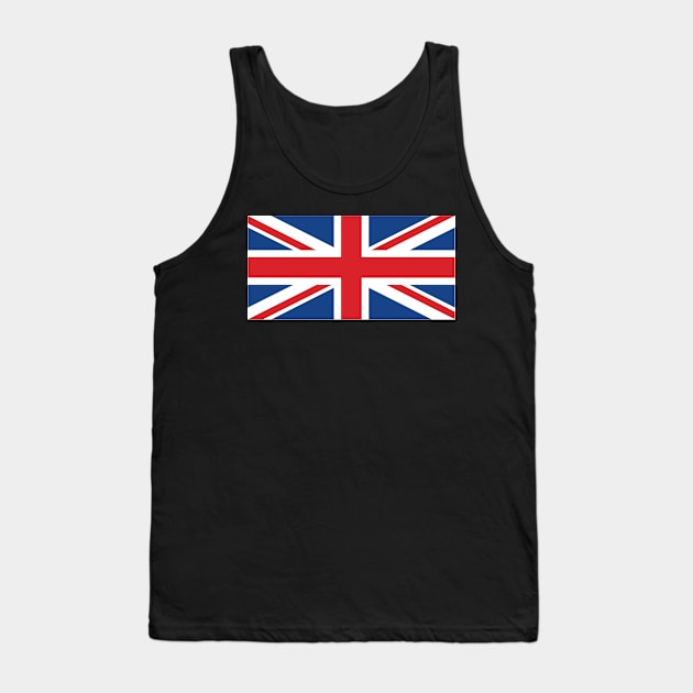 United Kingdom Flag Tank Top by zwrr16